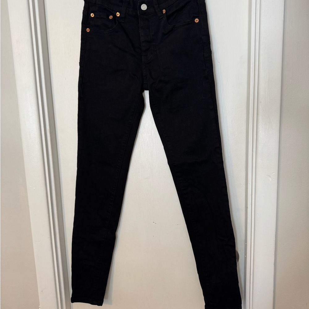Purple Brand Sleek Black Skinny Jeans for Women size 28